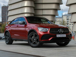 2019 Mercedes-Benz GLC Coupe 300 I (C253) Рестайлинг, красный, 3769000 рублей, вид 3