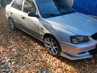 2007 Hyundai Accent III, серебристый, 320000 рублей, вид 1