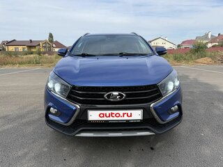 2020 Lada (ВАЗ) Vesta SW Cross I, синий, 1200000 рублей, вид 2