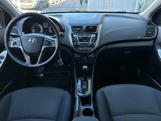 2015 Hyundai Solaris I Рестайлинг, белый, 879000 рублей, вид 5