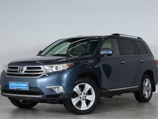 2013 Toyota Highlander II (XU40) Рестайлинг, голубой, 2499000 рублей, вид 3