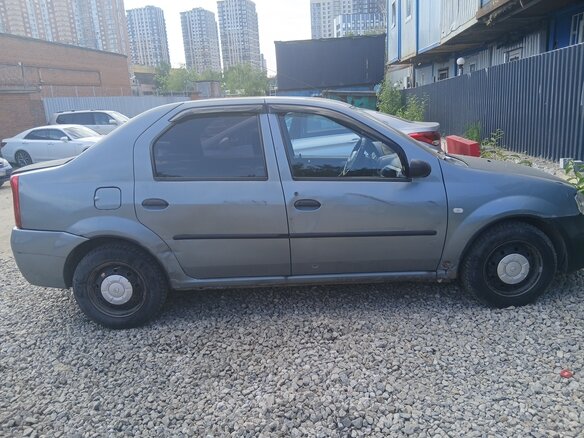 2011 Renault Logan I Рестайлинг, синий, 200000 рублей - вид 3