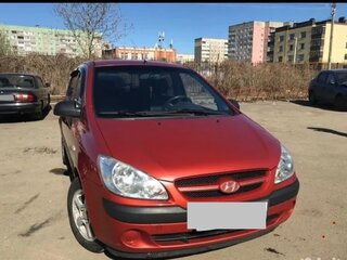 2008 Hyundai Getz I Рестайлинг, красный, 410000 рублей, вид 1