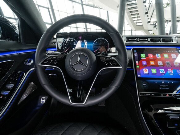 2026 Mercedes-Benz S-Класс 450 d 4MATIC VII (W223) Рестайлинг, чёрный - вид 10