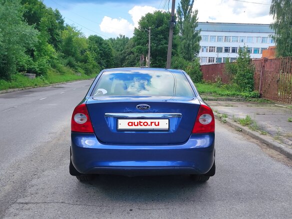 2009 Ford Focus II Рестайлинг, синий, 530000 рублей - вид 5