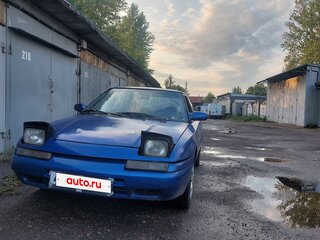 1990 Mazda 323 IV (BG), синий, 95000 рублей, вид 2