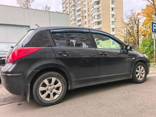 2008 Nissan Tiida I, чёрный, 505000 рублей, вид 5