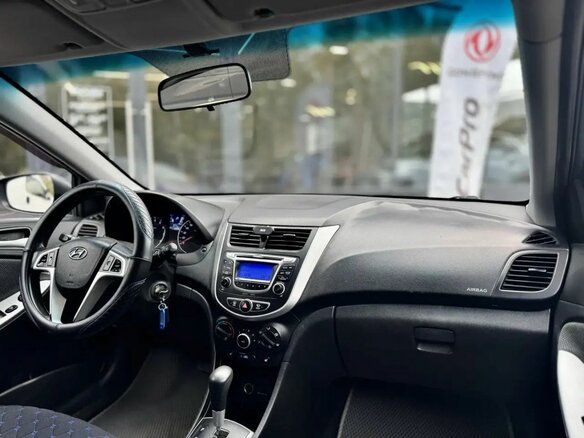 2013 Hyundai Solaris I, синий - вид 7