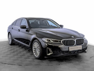 2021 BMW 5 серии 520i VII (G30/G31/G38) Рестайлинг, чёрный, 3930000 рублей, вид 3