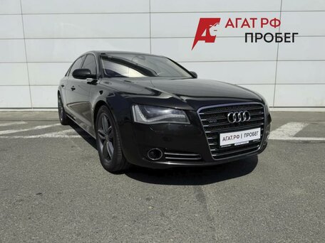 2012 Audi A8 Long III (D4), чёрный, 1250000 рублей, вид 3