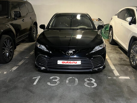 2021 Toyota Camry US Market VIII (XV70) Рестайлинг, чёрный, 2500000 рублей, вид 5