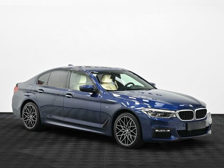 2018 BMW 5 серии 530i xDrive VII (G30/G31/G38), синий, 3285000 рублей, вид 1