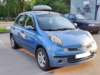 2008 Nissan Micra III (K12), синий, 410000 рублей, вид 1