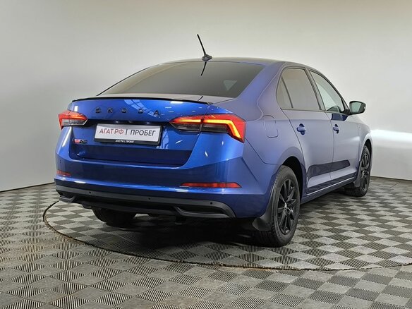 2022 Skoda Rapid II, синий - вид 3