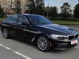 2019 BMW 5 серии 530e VII (G30/G31/G38), чёрный, 2780000 рублей, вид 1