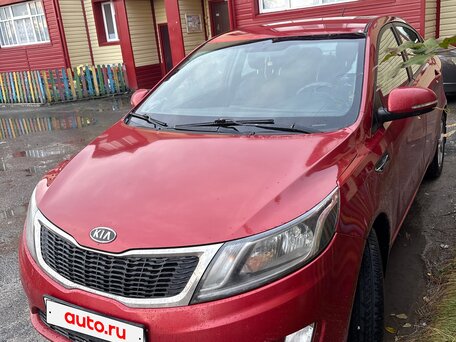 2012 Kia Rio 4-speed III, красный, 650000 рублей, вид 1