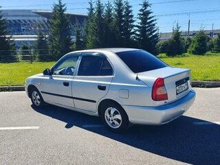 2007 Hyundai Accent ТагАЗ II, серебристый, 270000 рублей, вид 4