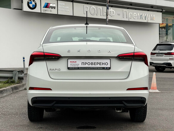 2022 Skoda Rapid II, белый, 1633500 рублей - вид 5