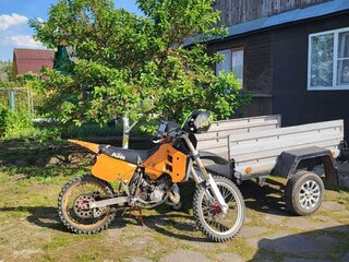 1989 KTM 125 SX, оранжевый, 140000 рублей, вид 3
