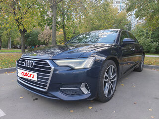 2021 Audi A6 45 TFSI V (C8), синий, 3490000 рублей, вид 2
