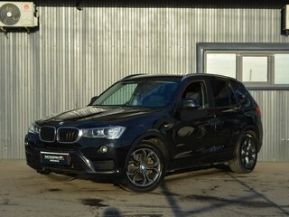 2017 BMW X3 20i xDrive II (F25) Рестайлинг, чёрный, 2459888 рублей, вид 1