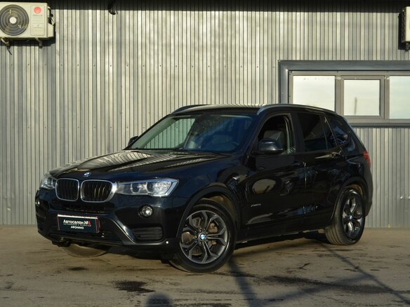 2017 BMW X3 20i xDrive II (F25) Рестайлинг, чёрный, 2459888 рублей