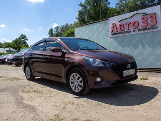 2022 Hyundai Solaris II Рестайлинг, коричневый, 1665000 рублей, вид 1