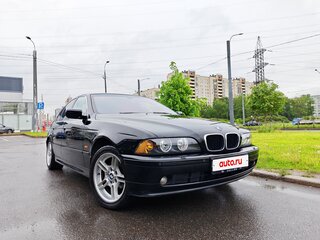 2002 BMW 5 серии 520i IV (E39) Рестайлинг, чёрный, 1650000 рублей, вид 1