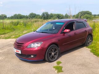 2008 Mazda 3 I (BK) Рестайлинг, красный, 600000 рублей, вид 3
