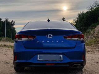 2018 Hyundai Sonata VII (LF) Рестайлинг, синий, 1000000 рублей, вид 5