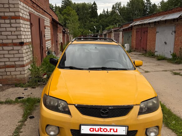 2001 Mazda Protege5 III (BJ), жёлтый, 200000 рублей