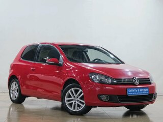 2010 Volkswagen Golf VI, красный, 899000 рублей, вид 1