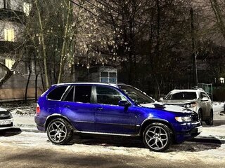2000 BMW X5 4.4i I (E53), синий, 1150000 рублей, вид 2