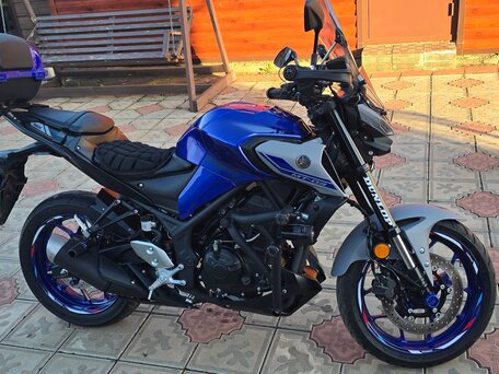 2021 Yamaha MT-03, синий, 750000 рублей, вид 2