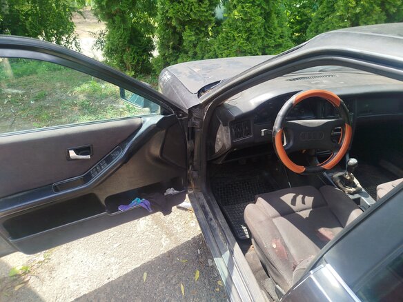 1987 Audi 90 II (B3), чёрный - вид 5