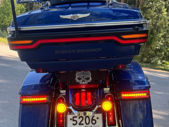 2016 Harley-Davidson Road Glide Limited, синий, 1600000 рублей - вид 8