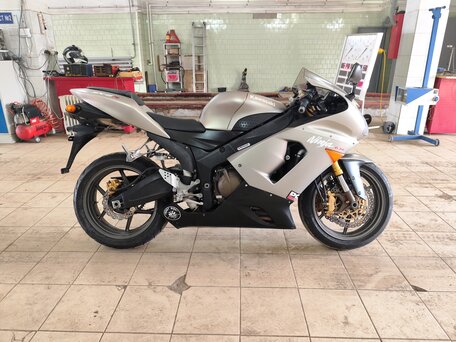 2006 Kawasaki ZX-6 Ninja, золотистый, 485000 рублей, вид 2