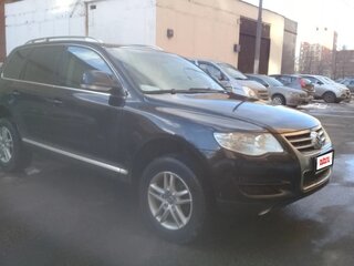 2008 Volkswagen Touareg I Рестайлинг, чёрный, 850000 рублей, вид 4