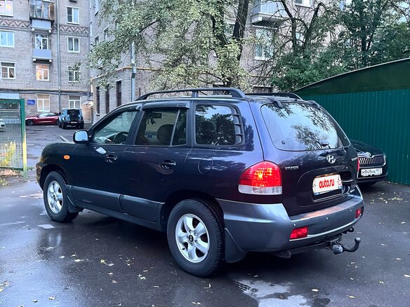 2004 Hyundai Santa Fe I, синий, 1150000 рублей - вид 3