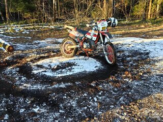 1997 Honda CRM 250, белый, 235000 рублей, вид 4