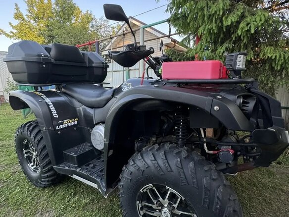2016 Stels ATV-600YL Леопард, чёрный, 485000 рублей - вид 6