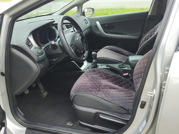 2013 Kia Ceed II, серебристый, 750000 рублей - вид 8