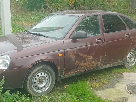 2011 Lada (ВАЗ) Priora I, пурпурный, вид 3