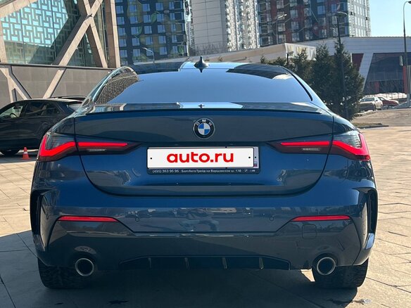 2021 BMW 4 серии 420d G22, G23, G26, синий - вид 5
