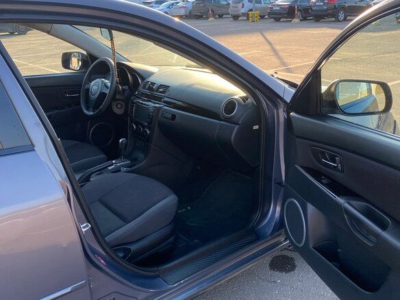 2008 Mazda 3 I (BK) Рестайлинг, серый, 610000 рублей - вид 9