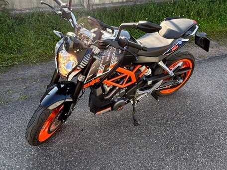 2014 KTM 390 Duke, чёрный, 325000 рублей, вид 2