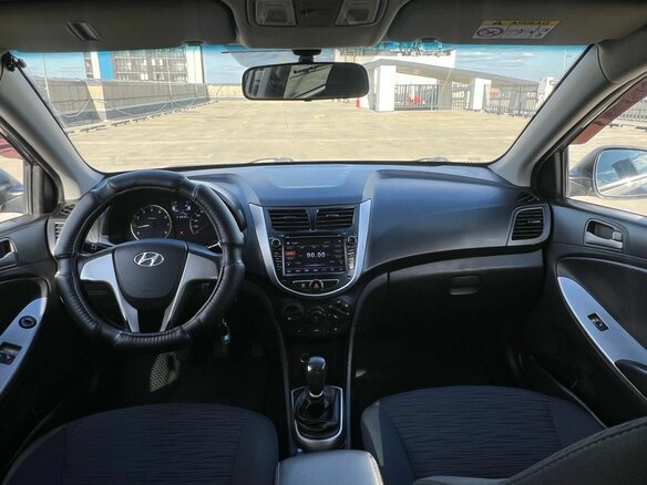 2014 Hyundai Solaris I Рестайлинг, серый, 579660 рублей - вид 18