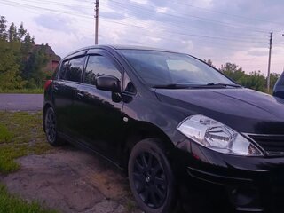 2010 Nissan Tiida I Рестайлинг, чёрный, 525000 рублей, вид 3