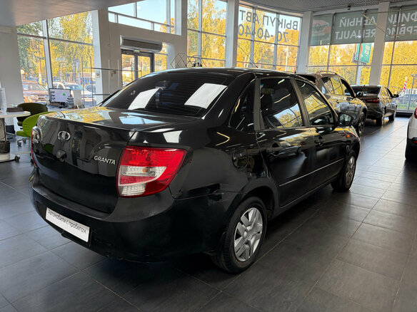 2015 Lada (ВАЗ) Granta I, чёрный - вид 6