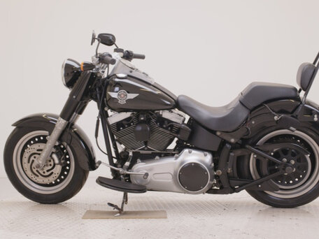 2010 Harley-Davidson Fat Boy, чёрный, 790000 рублей, вид 4